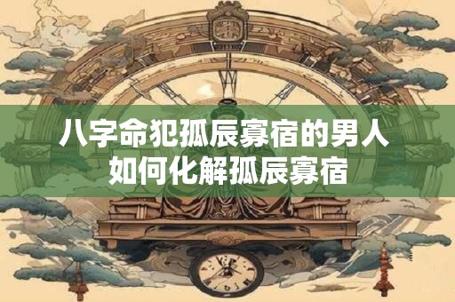 八字命犯孤辰寡宿的男人 如何化解孤辰寡宿