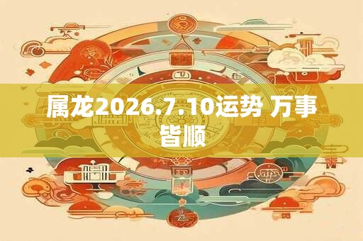 属龙2026.7.10运势 万事皆顺