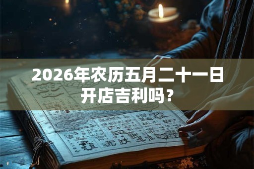 2026年农历五月二十一日开店吉利吗? 2026年农历五月二十一日开店吉利吗?