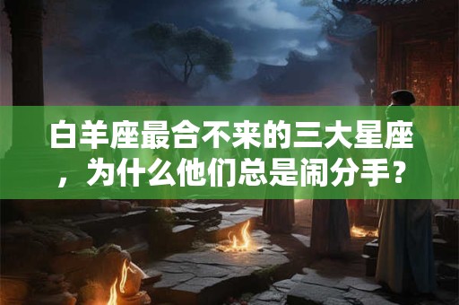 白羊座最合不来的三大星座，为什么他们总是闹分手？