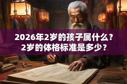 2026年2岁的孩子属什么?2岁的体格标准是多少? 2026年2岁的孩子属什么?2岁的体格标准是多少?