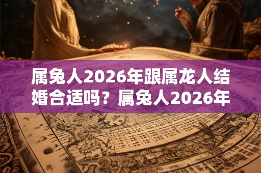 属兔人2026年跟属龙人结婚合适吗?属兔人2026年运势 属兔人2026年跟属龙人结婚合适吗?属兔人2026年运势