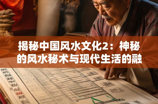 揭秘中国风水文化2:神秘的风水秘术与现代生活的融合 揭秘中国风水文化2:神秘的风水秘术与现代生活的融合