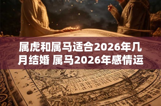 属虎和属马适合2026年几月结婚 属马2026年感情运势好吗 属虎和属马适合2026年几月结婚 属马2026年感情运势好吗