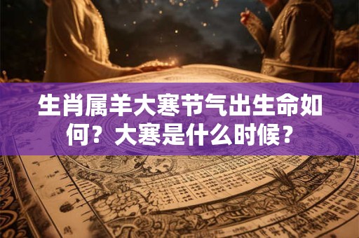 生肖属羊大寒节气出生命如何？大寒是什么时候？