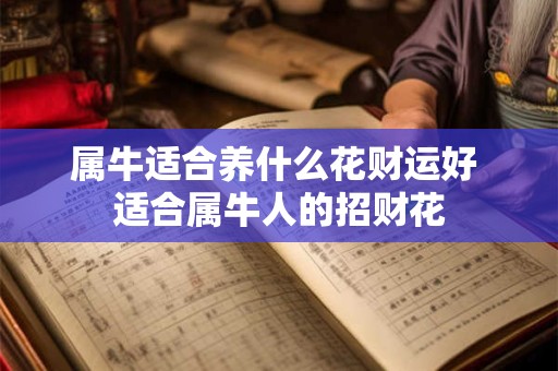 属牛适合养什么花财运好 适合属牛人的招财花