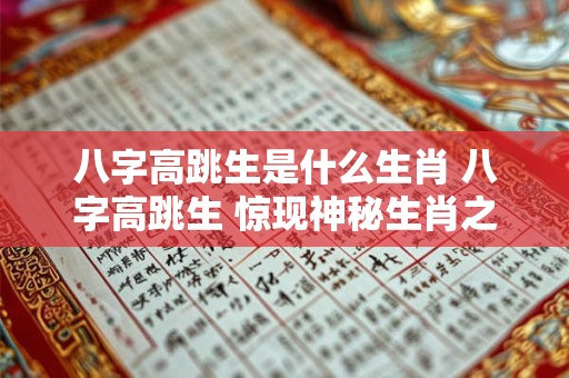 八字高跳生是什么生肖 八字高跳生 惊现神秘生肖之力! 八字高跳生是什么生肖 八字高跳生 惊现神秘生肖之力!