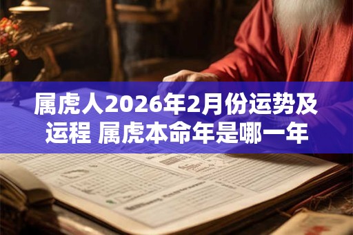 属虎人2026年2月份运势及运程 属虎本命年是哪一年 属虎人2026年2月份运势及运程 属虎本命年是哪一年