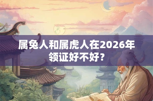 属兔人和属虎人在2026年领证好不好？
