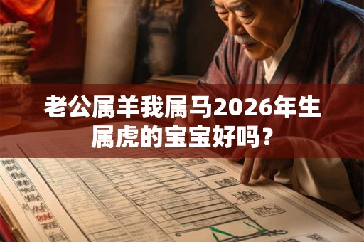 老公属羊我属马2026年生属虎的宝宝好吗？