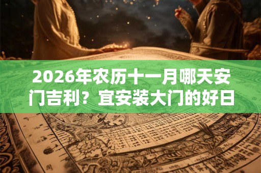 2026年农历十一月哪天安门吉利？宜安装大门的好日子