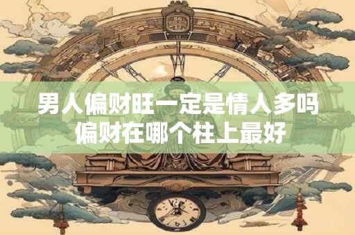 男人偏财旺一定是情人多吗 偏财在哪个柱上最好