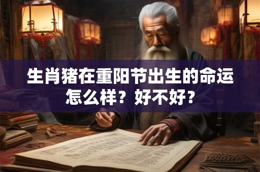 生肖猪在重阳节出生的命运怎么样？好不好？