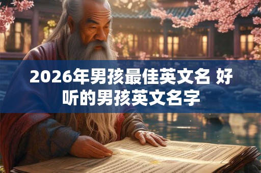 2026年男孩最佳英文名 好听的男孩英文名字