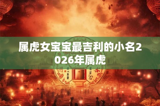 属虎女宝宝最吉利的小名2026年属虎