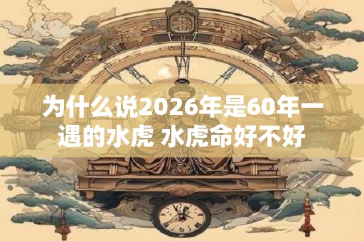 为什么说2026年是60年一遇的水虎 水虎命好不好