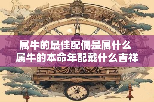 属牛的最佳配偶是属什么 属牛的本命年配戴什么吉祥物 属牛的最佳配偶是属什么 属牛的本命年配戴什么吉祥物