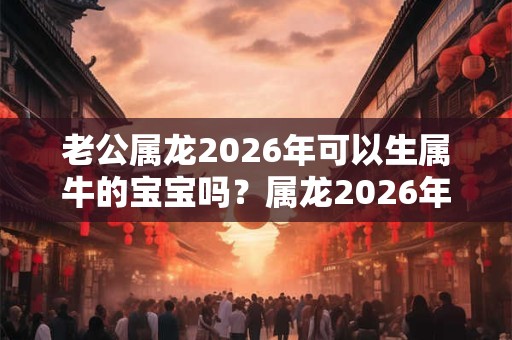 老公属龙2026年可以生属牛的宝宝吗？属龙2026年幸运色？