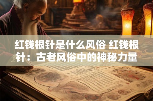 红钱根针是什么风俗 红钱根针：古老风俗中的神秘力量