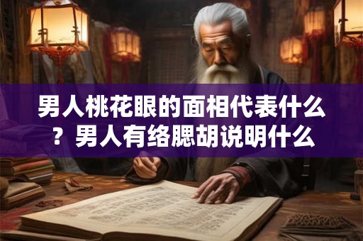 男人桃花眼的面相代表什么？男人有络腮胡说明什么