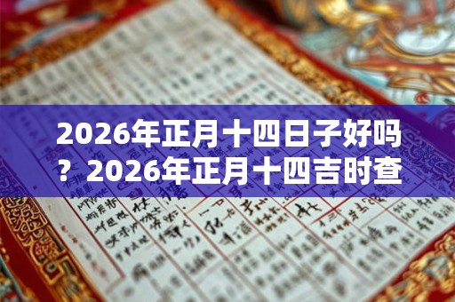 2026年正月十四日子好吗？2026年正月十四吉时查询
