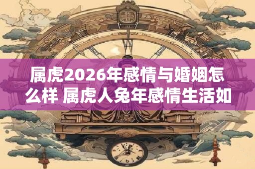 属虎2026年感情与婚姻怎么样 属虎人兔年感情生活如何 属虎2026年感情与婚姻怎么样 属虎人兔年感情生活如何