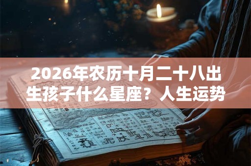 2026年农历十月二十八出生孩子什么星座?人生运势如何? 2026年农历十月二十八出生孩子什么星座?人生运势如何?