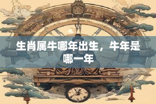 生肖属牛哪年出生，牛年是哪一年