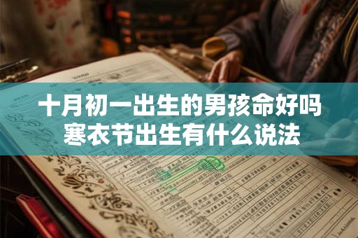 十月初一出生的男孩命好吗 寒衣节出生有什么说法
