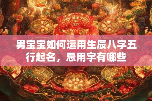 男宝宝如何运用生辰八字五行起名，忌用字有哪些
