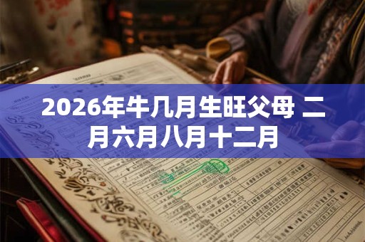 2026年牛几月生旺父母 二月六月八月十二月