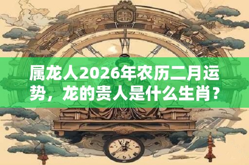 属龙人2026年农历二月运势,龙的贵人是什么生肖? 属龙人2026年农历二月运势,龙的贵人是什么生肖?