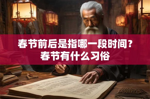 春节前后是指哪一段时间?春节有什么习俗 春节前后是指哪一段时间?春节有什么习俗
