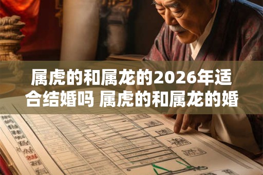 属虎的和属龙的2026年适合结婚吗 属虎的和属龙的婚姻般配吗