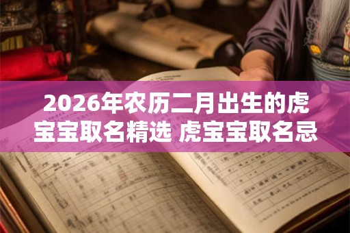 2026年农历二月出生的虎宝宝取名精选 虎宝宝取名忌讳什么字