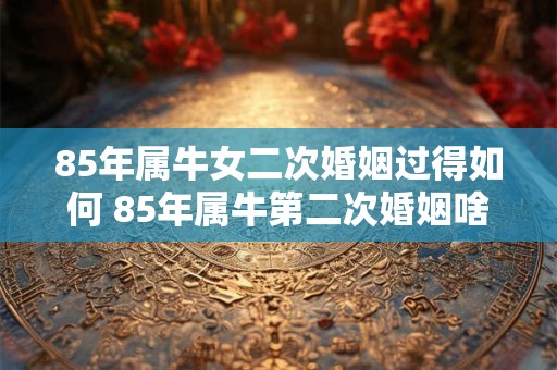 85年属牛女二次婚姻过得如何 85年属牛第二次婚姻啥时候