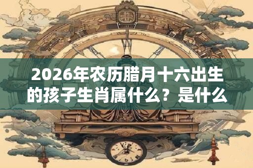 2026年农历腊月十六出生的孩子生肖属什么？是什么星座？