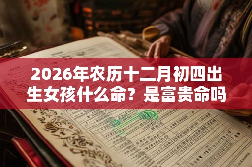 2026年农历十二月初四出生女孩什么命?是富贵命吗? 2026年农历十二月初四出生女孩什么命?是富贵命吗?