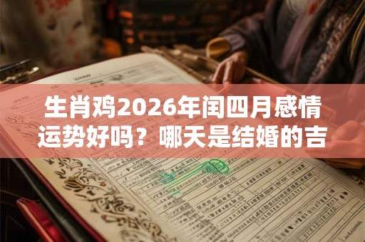 生肖鸡2026年闰四月感情运势好吗？哪天是结婚的吉日？