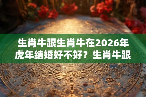 生肖牛跟生肖牛在2026年虎年结婚好不好?生肖牛跟什么生肖最配? 生肖牛跟生肖牛在2026年虎年结婚好不好?生肖牛跟什么生肖最配?