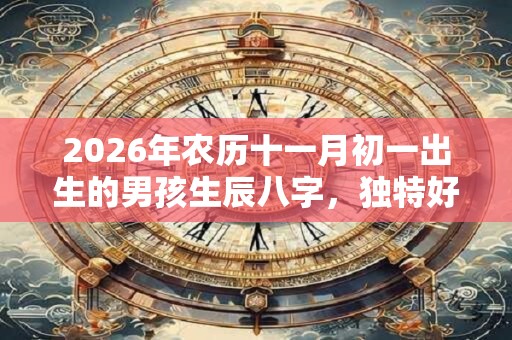 2026年农历十一月初一出生的男孩生辰八字,独特好听的名字 2026年农历十一月初一出生的男孩生辰八字,独特好听的名字