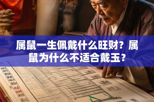 属鼠一生佩戴什么旺财？属鼠为什么不适合戴玉？