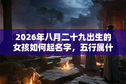 2026年八月二十九出生的女孩如何起名字,五行属什么 2026年八月二十九出生的女孩如何起名字,五行属什么
