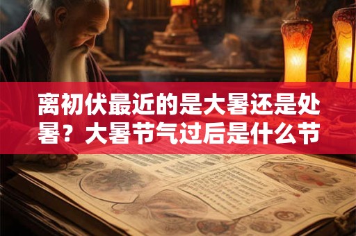 离初伏最近的是大暑还是处暑？大暑节气过后是什么节气？
