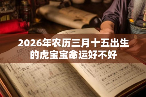 2026年农历三月十五出生的虎宝宝命运好不好