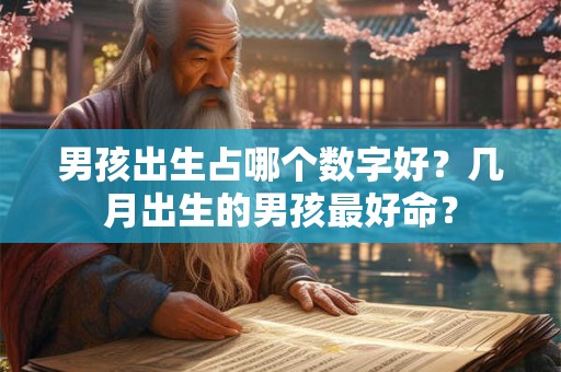 男孩出生占哪个数字好？几月出生的男孩最好命？
