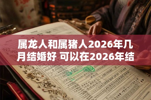 属龙人和属猪人2026年几月结婚好 可以在2026年结婚吗
