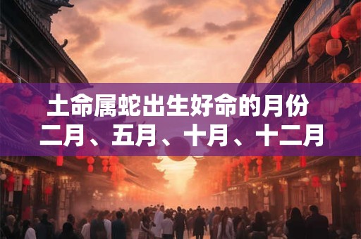 土命属蛇出生好命的月份 二月、五月、十月、十二月