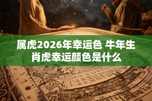 属虎2026年幸运色 牛年生肖虎幸运颜色是什么 属虎2026年幸运色 牛年生肖虎幸运颜色是什么