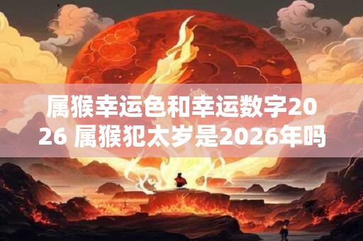 属猴幸运色和幸运数字2026 属猴犯太岁是2026年吗 属猴幸运色和幸运数字2026 属猴犯太岁是2026年吗